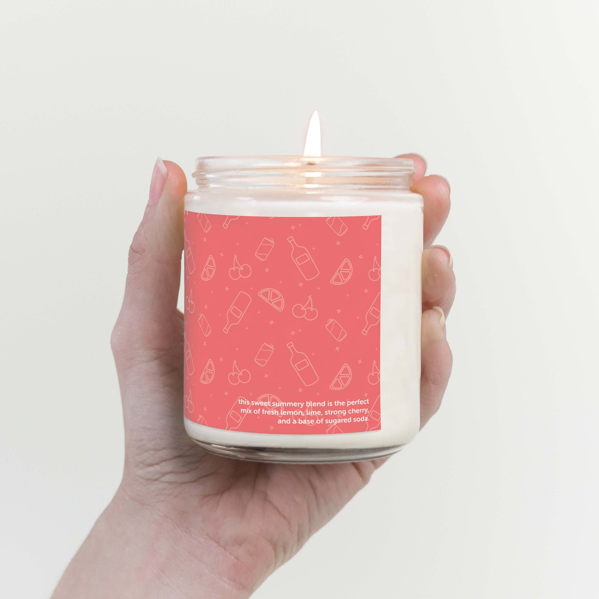 Dirty Shirley Cocktail Scented Candle C & E Craft Co 