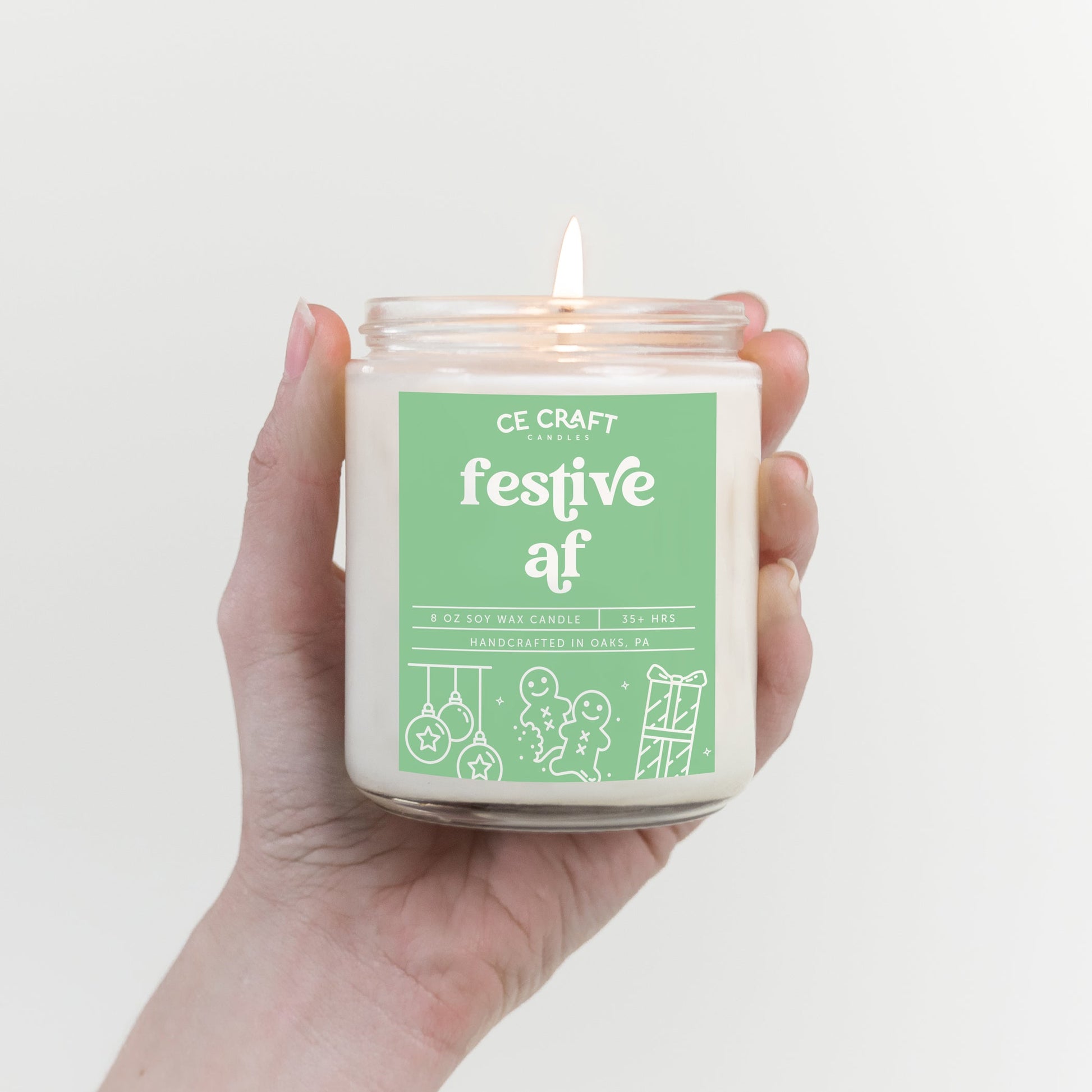 Festive AF Scented Candle Candles CE Craft 