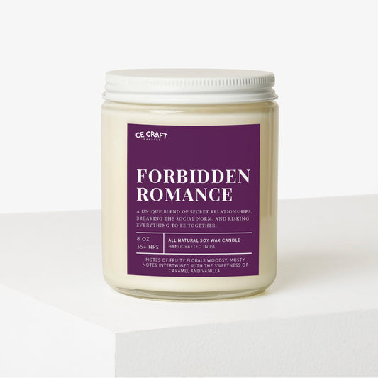 Forbidden Romance Candle C & E Craft Co 