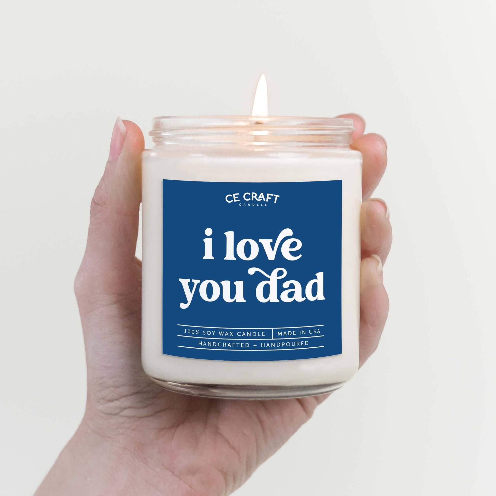 I Love You Dad Candle Candles CE Craft 