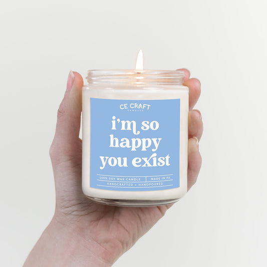 I'm So Happy Exist Candle Candles CE Craft 