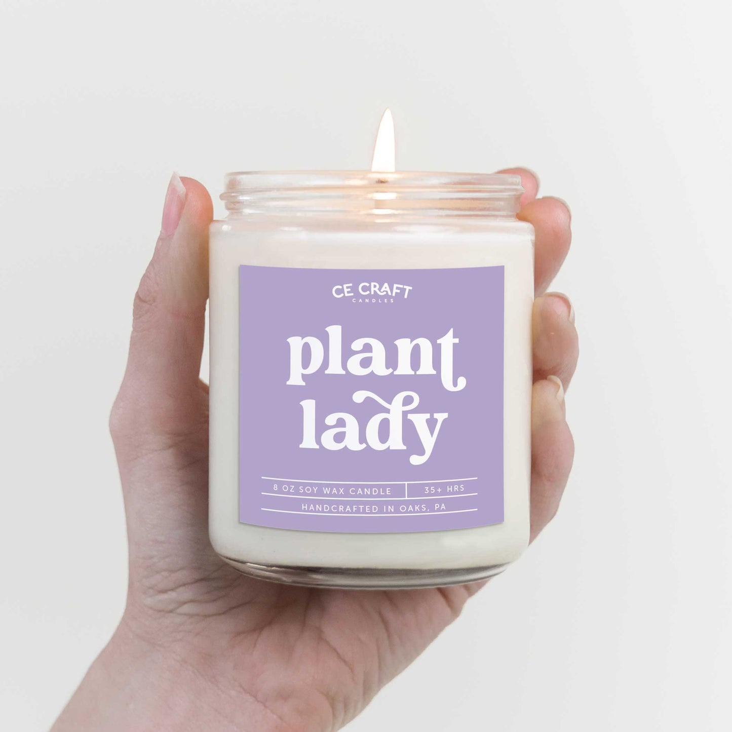 Plant Lady Soy Wax Candle Candles CE Craft 