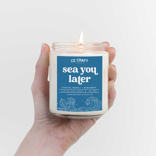 Sea You Later Scented Candle Candles CE Craft 