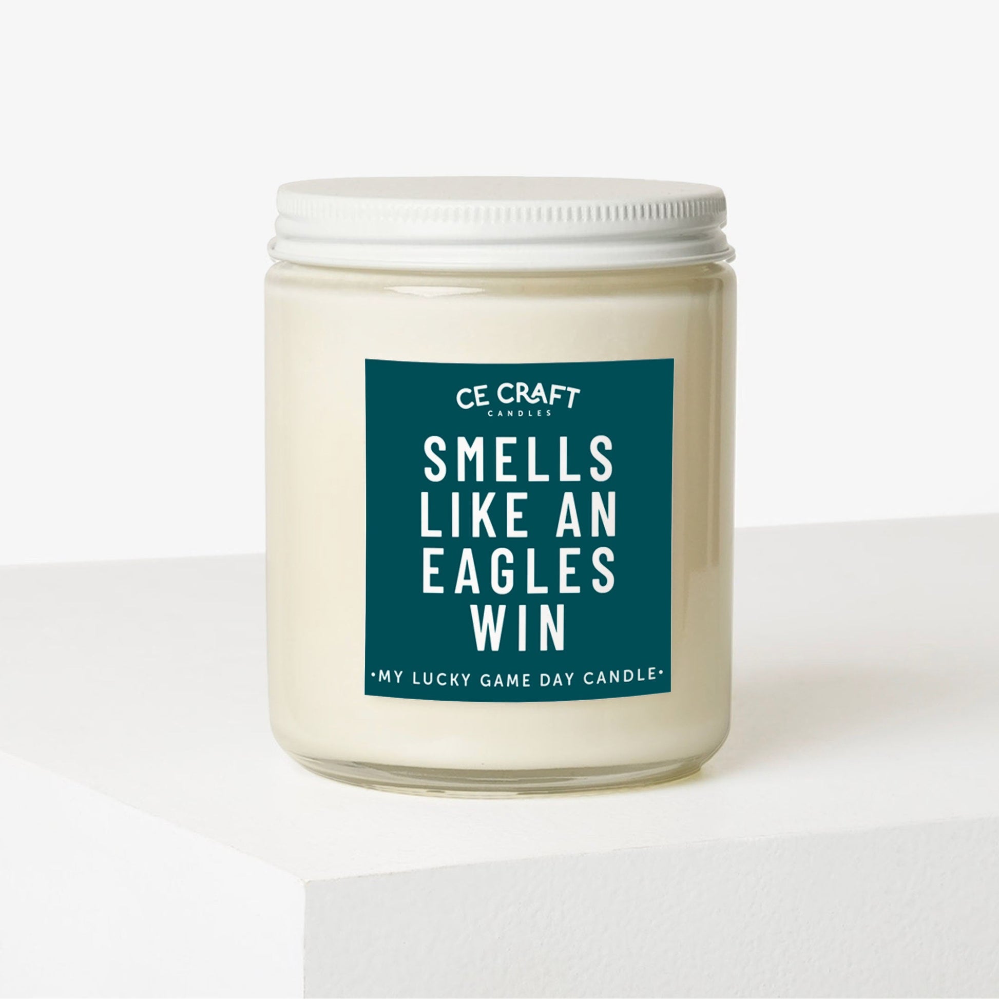 Smells Like an Eagles Win Scented Candle C & E Craft Co 