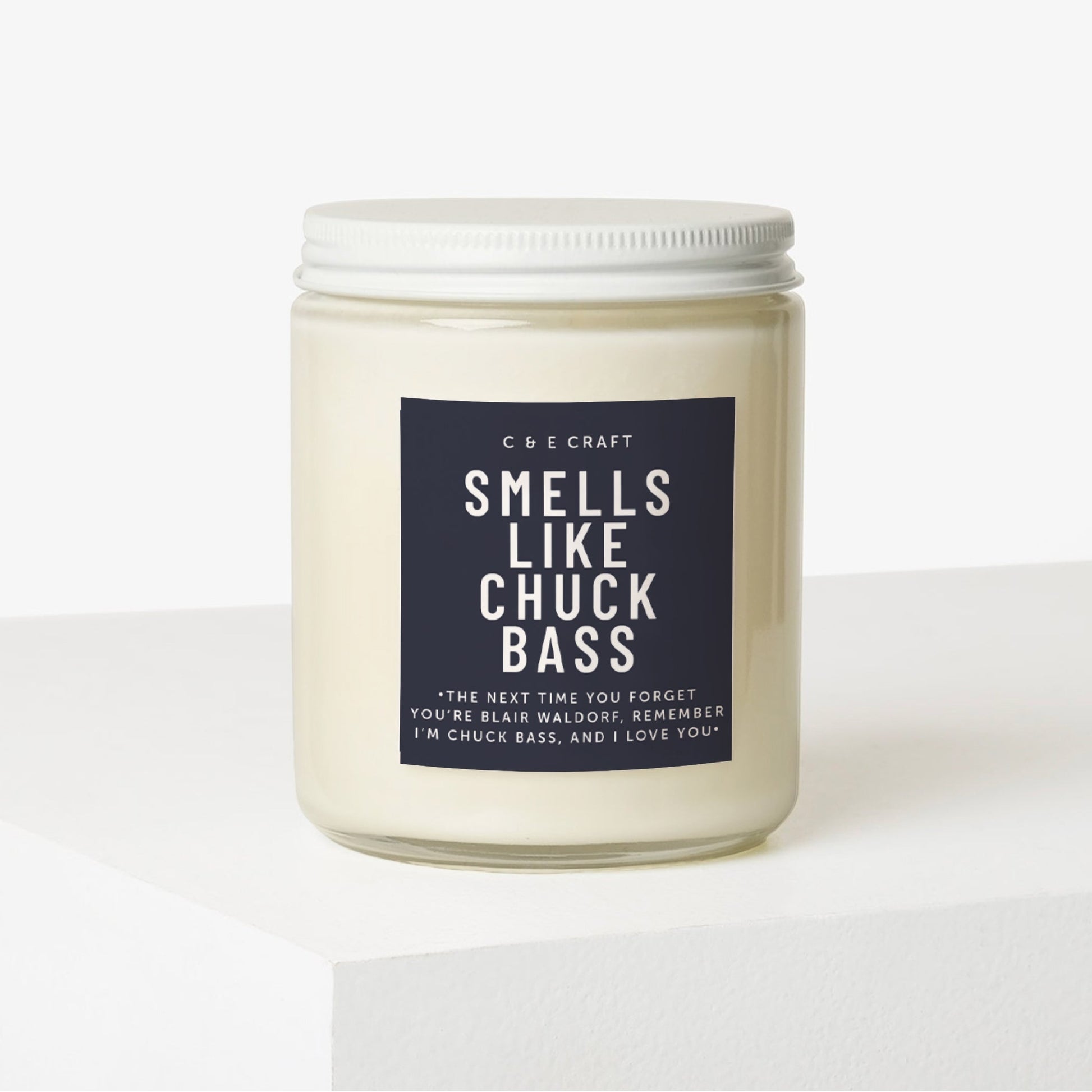 Smells Like Chuck Bass Candle C & E Craft Co 