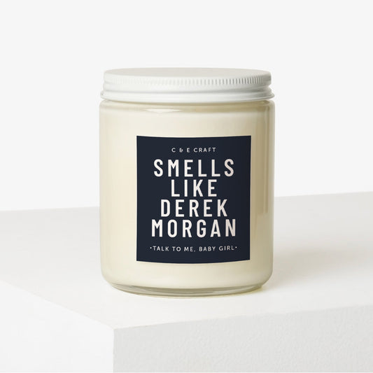 Smells Like Derek Morgan Candle C & E Craft Co 