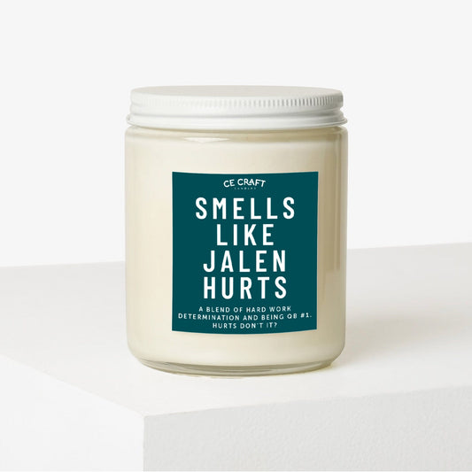 Smells Like Jalen Hurts Candle Candles CE Craft 