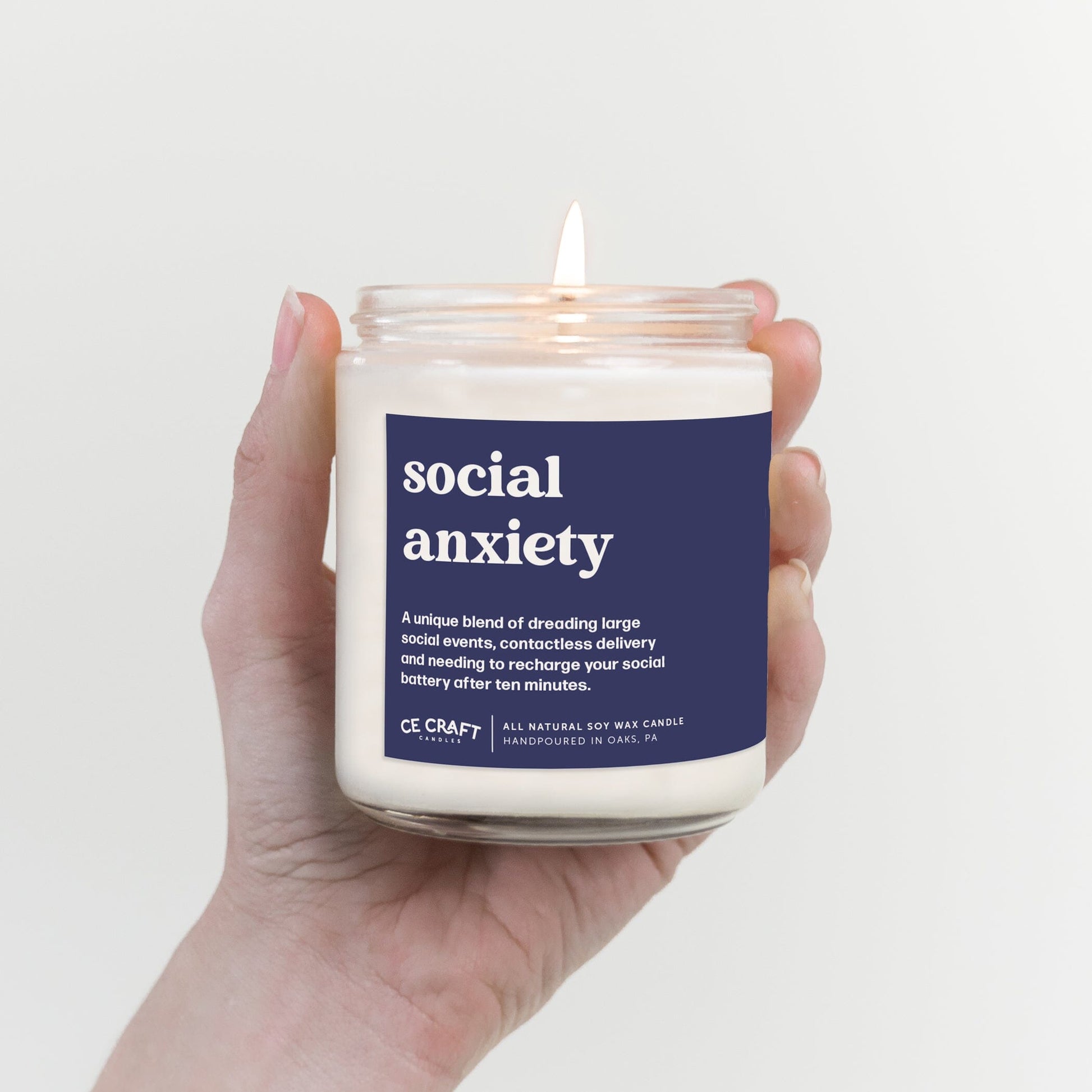 Social Anxiety Candle Candles CE Craft 