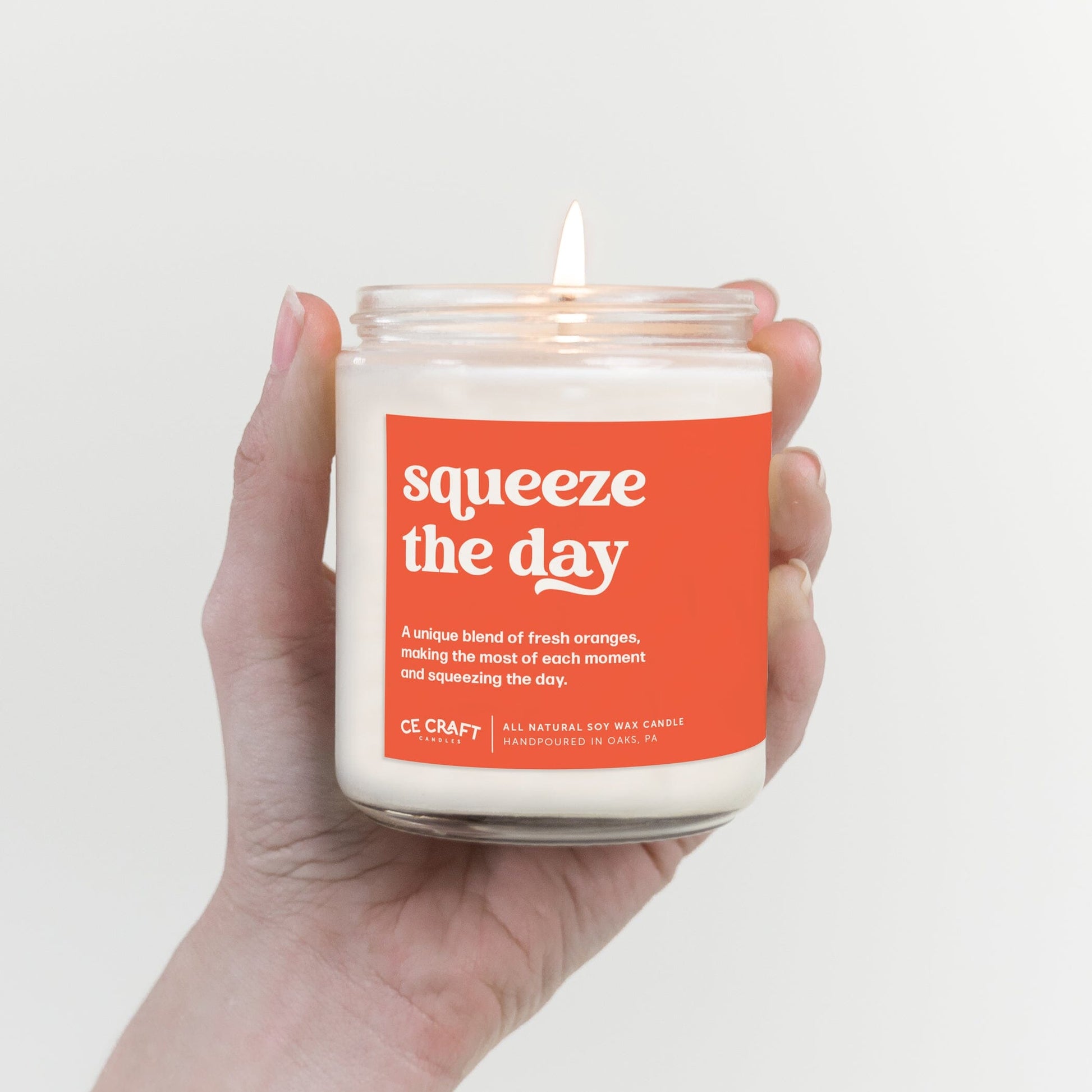 Squeeze the Day Soy Wax Candle Candles CE Craft 