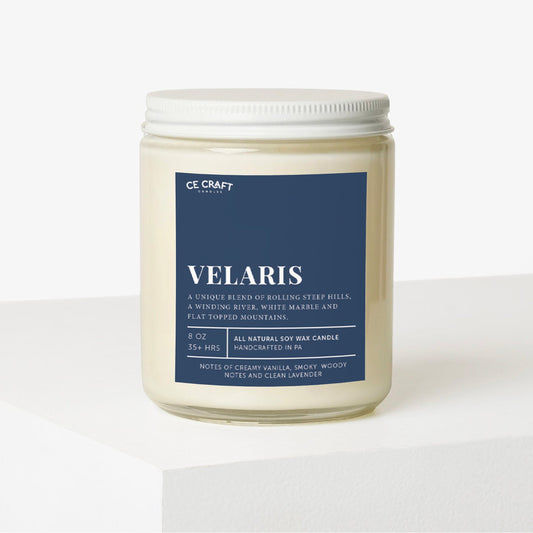 Velaris Scented Soy Wax Candle C & E Craft Co 