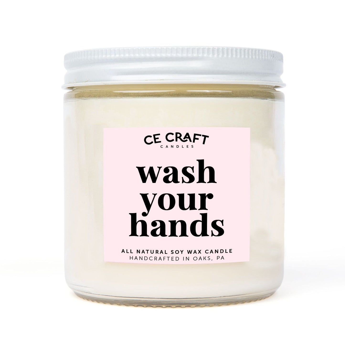 Wash Your Hands Candle Candles CE Craft 